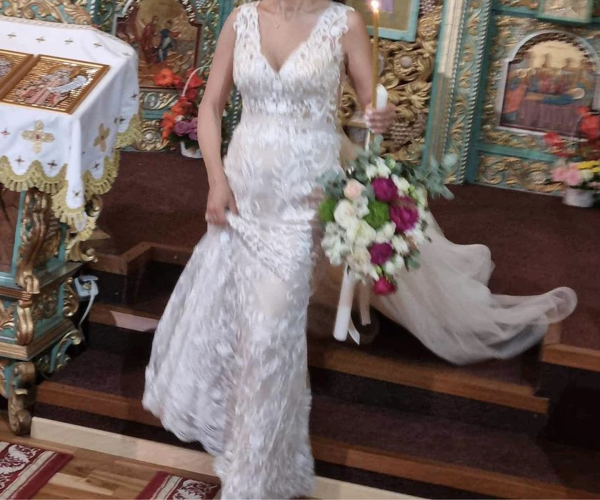 Rochie mireasa White Lady -2023 mărimea 42 ( 38)