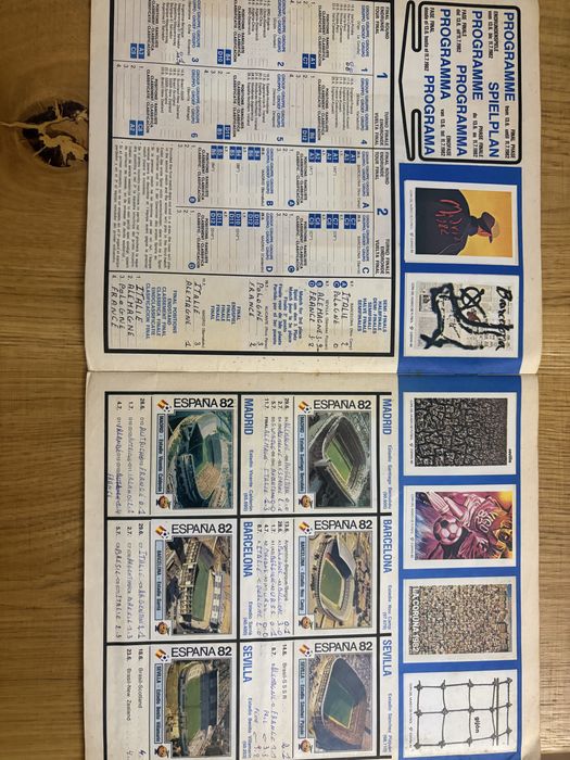 Album Panini Espana 82 complet