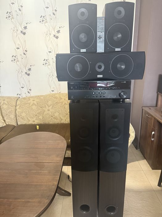 Усилвател  YAMAHA и колони ELITE
