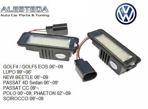 Lampa numar Led VW Golf 4, Passat, Beetle, Phaeton, Eos, Scirocco