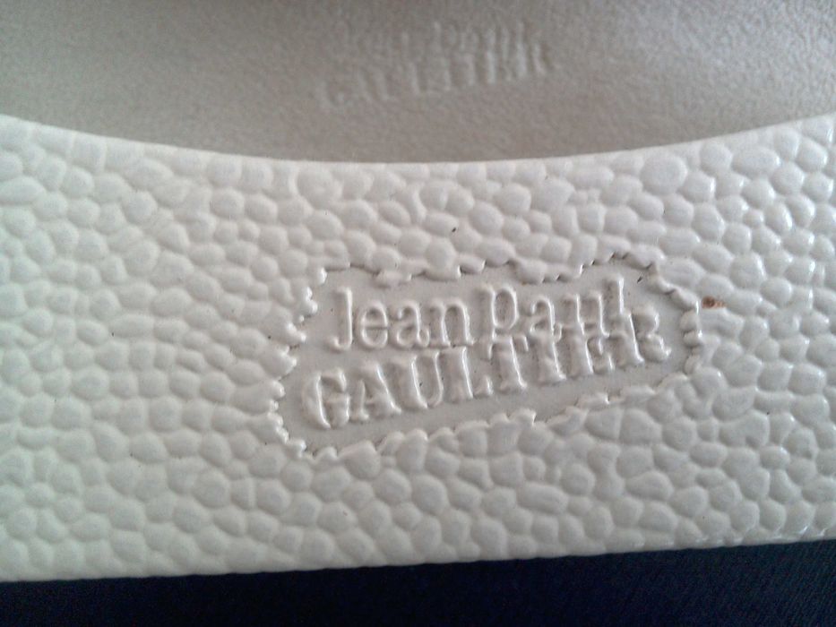 Etui/toc ochelari Paul Gaultier, original, piele - închidere magnetică