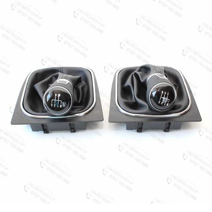 Schimbator viteze piele VW Golf 5, Golf 6, Jetta, Eos, Scirocco