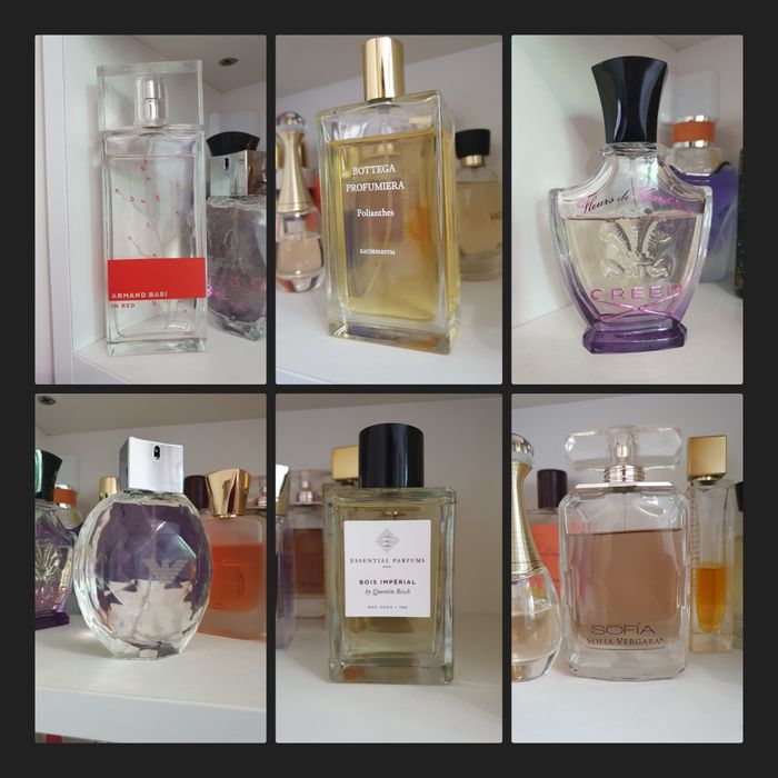Отливки на парфюми от личната ми колекция.