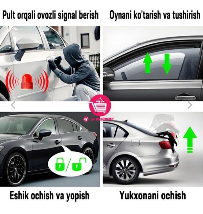 Yuqori texnologiyali aqlli avtomobil signalizatsiyasi