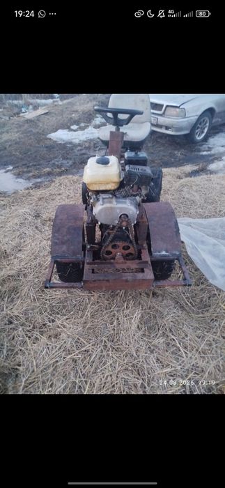 Продам самодельный мини-трактор, переломка