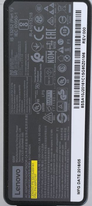 Оригинално Зарядно за лаптоп 90W Lenovo, Dell, HP