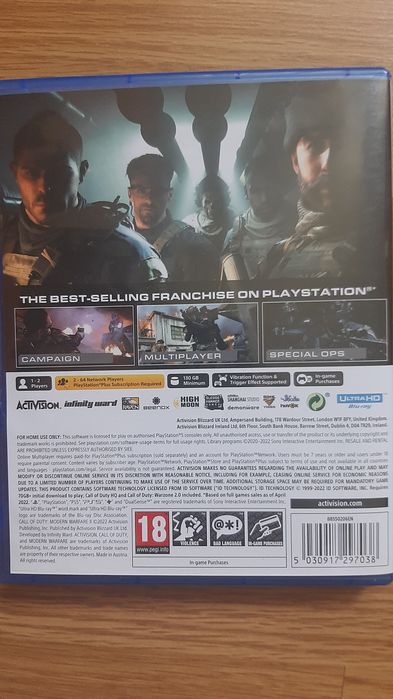 Call of duty modern warfare 2  ps5