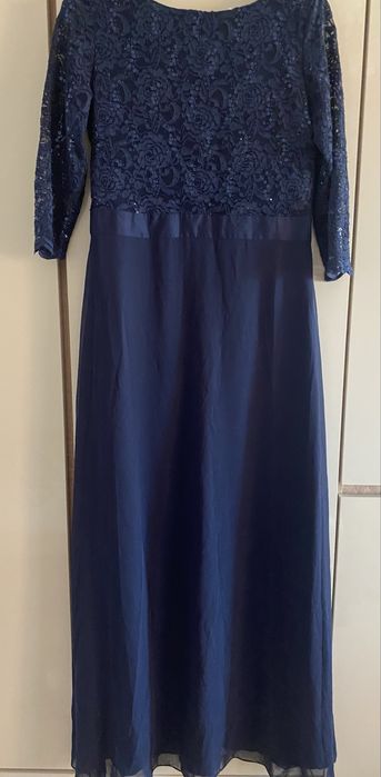 Rochie de seara eleganta bleumarine noua