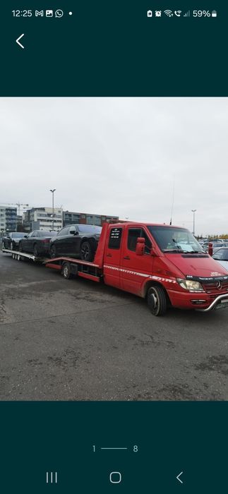 Tractari auto non stop 7locuri rescue4x4macara ridicari paleți sinaia