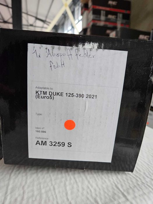 Оригинален ауспух IXRACE за KTM Duke / Husqvarna 125/390, RC 125/390, 2017-2025г.