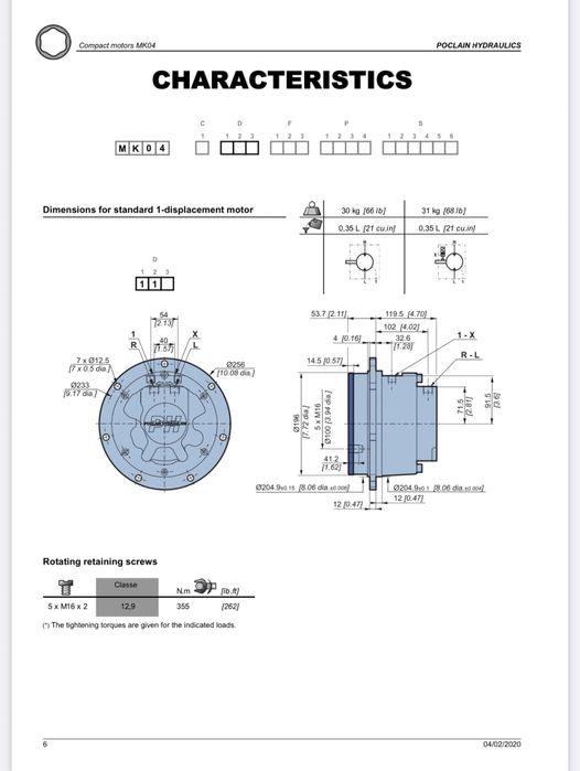 Poclain MK04 MK08 MK47 Bomag гидромотор