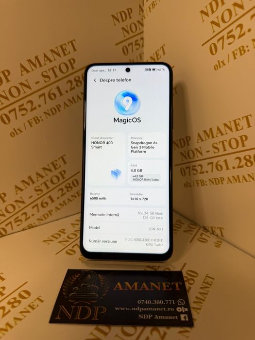 NDP Amanet Braila Honor 400 Smart(47790)