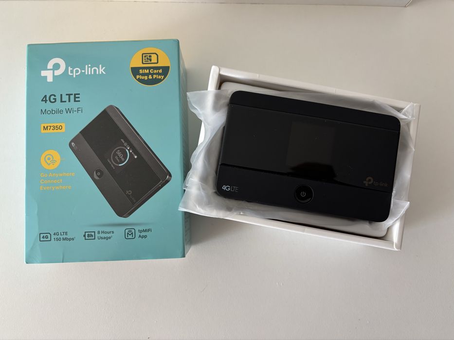 Router Wi-Fi 3G/4G TP-Link M7350, SIM+microSD, Display, 2000mAh