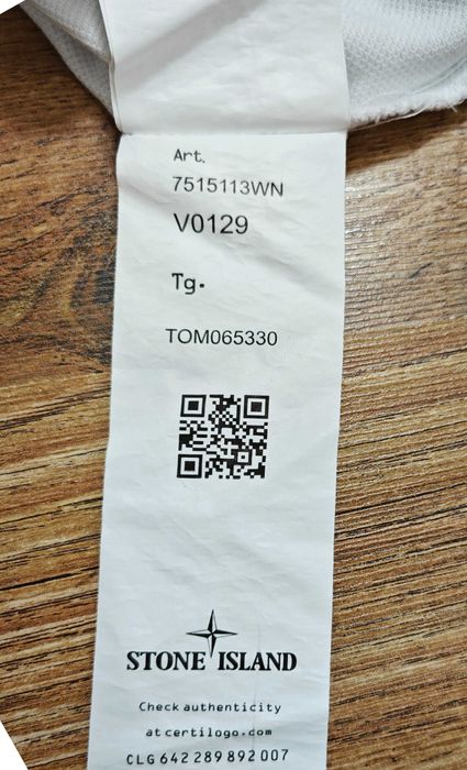 Stone Island Оригинална мъжка тениска размер 2XL / XXL