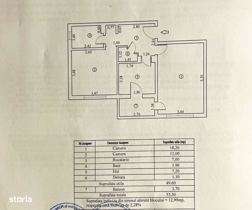 - Apartament 2 camere decomandat, zona Independentei, etaj 2