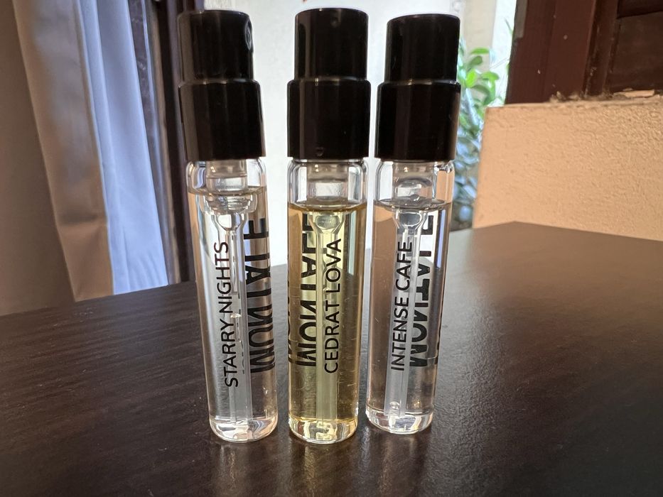 Комплект от 3 броя оригинални мостри Montale Paris (2 ml) – Intense Cafe, Starry Nights, Cedrat Lova