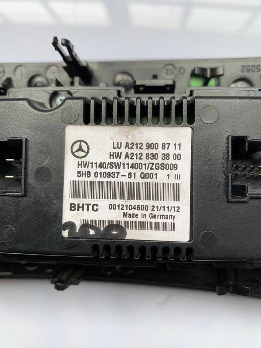 Panou comanda clima Mercedes E-Class W212. Cod A2129008711