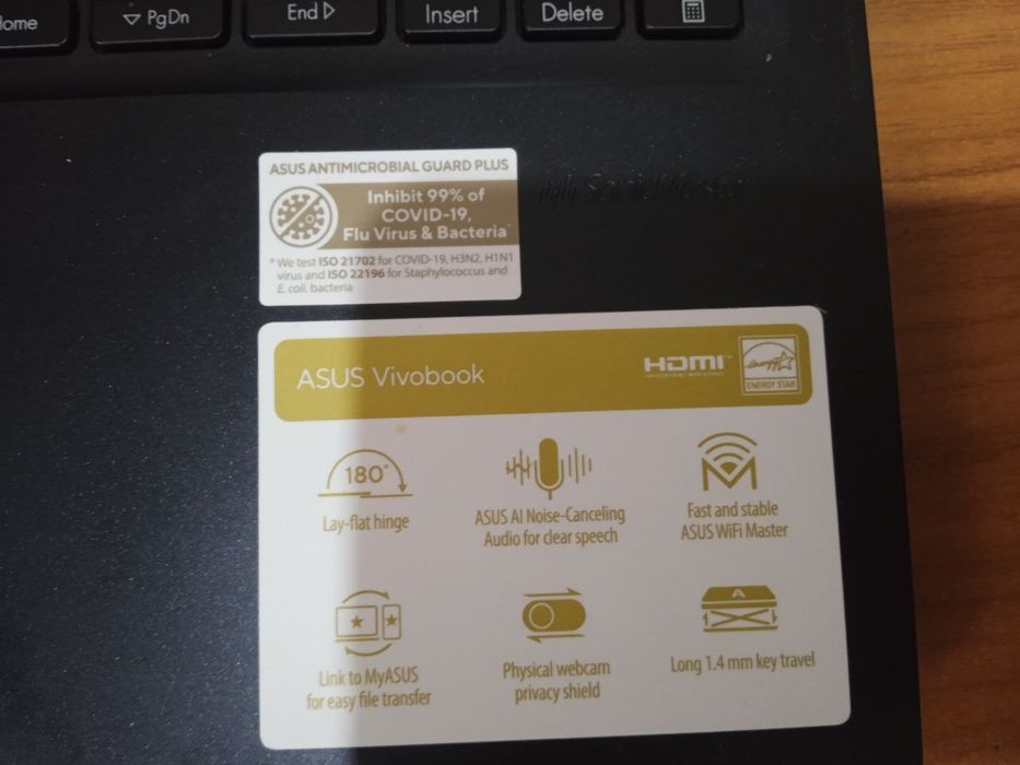 Asus Vivobook 15 (X1502) holati a'lo YANGI. CORE I5 Yangi