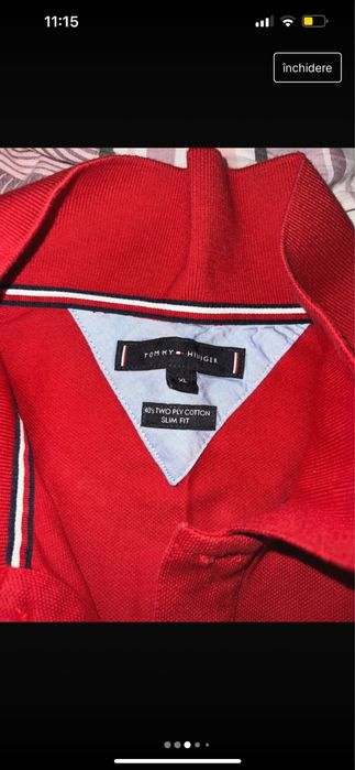 Tricou Tommy Hilfiger rosu