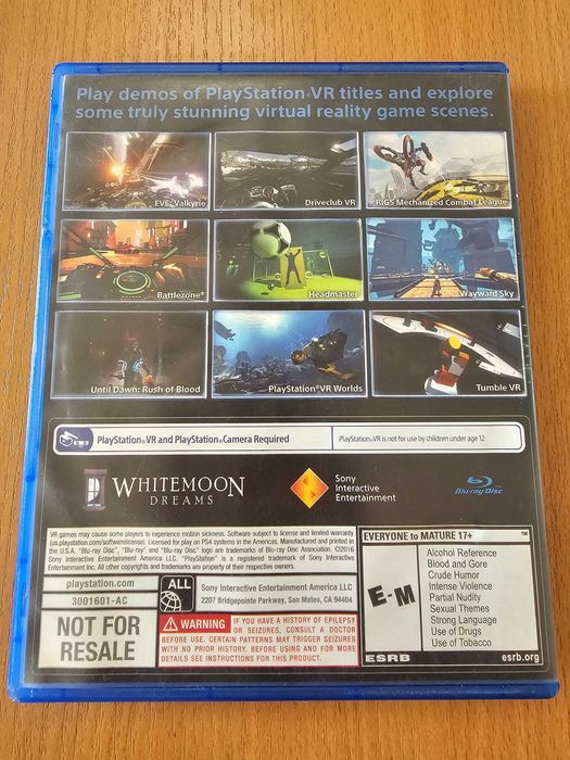 PlayStation VR Demo Disk для PS4