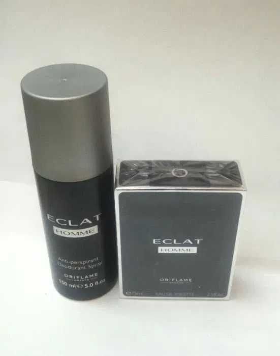 Set Eclat Homme Oriflame ( apa de toaleta + deo spray )