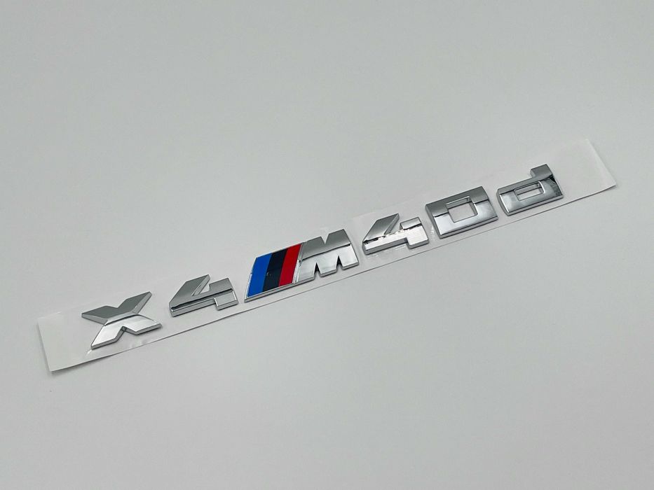 Emblema Compatibila BMW X4M40d crom