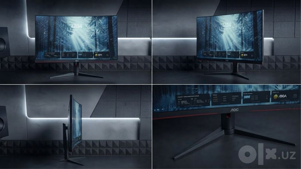 Игровой изогнутый монитор AOC Gaming 27" (300 Гц) — б/у