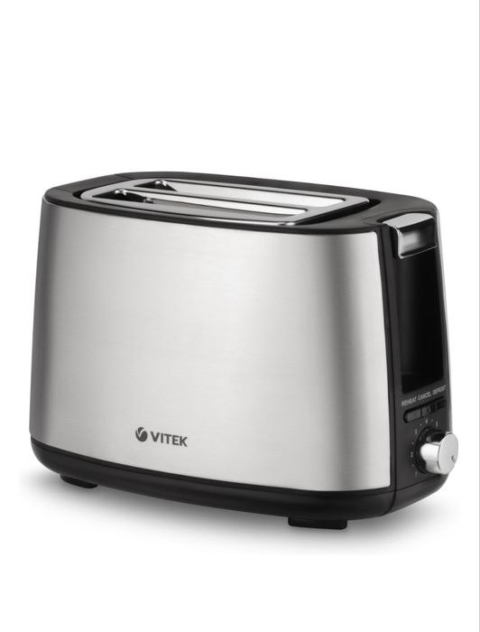 Тостер Vitek серебристый \ premium