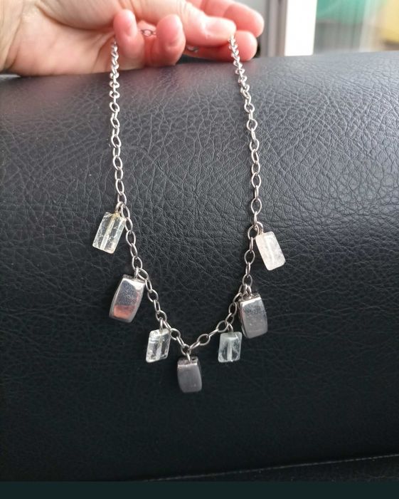 Сребърно колие 38 см.