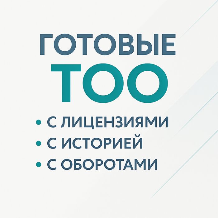 Продажа ТОО с историей