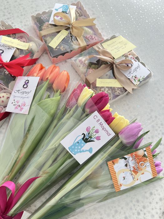 Тюльпаны в Актобе