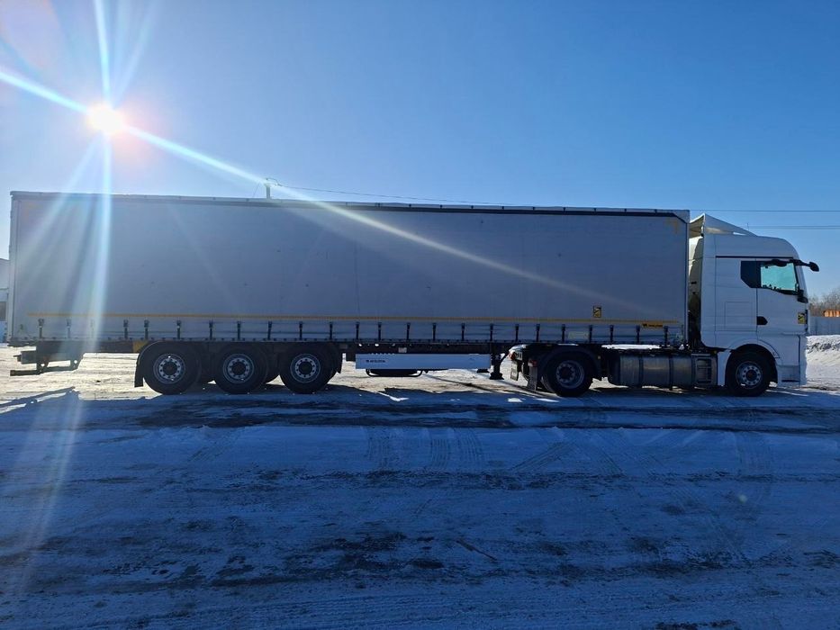 Тягач MAN TGX 18.480 с прицепом Wielton NS3К