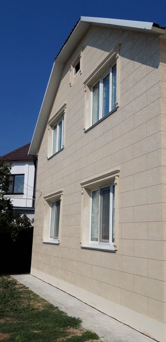 Фасадные работы Жидкий травертин