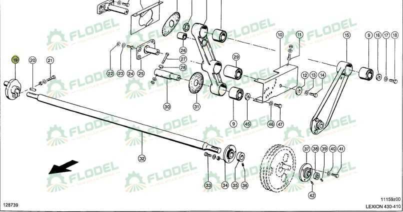 Excentric casa sitelor combina CLAAS LEXION 751859