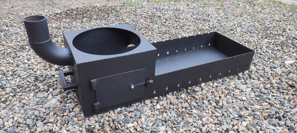 Мангал - печь пол казан 2в1