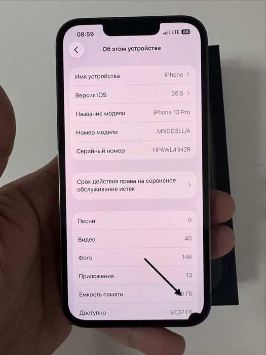 Iphone 13 pro LLA sim e-sim