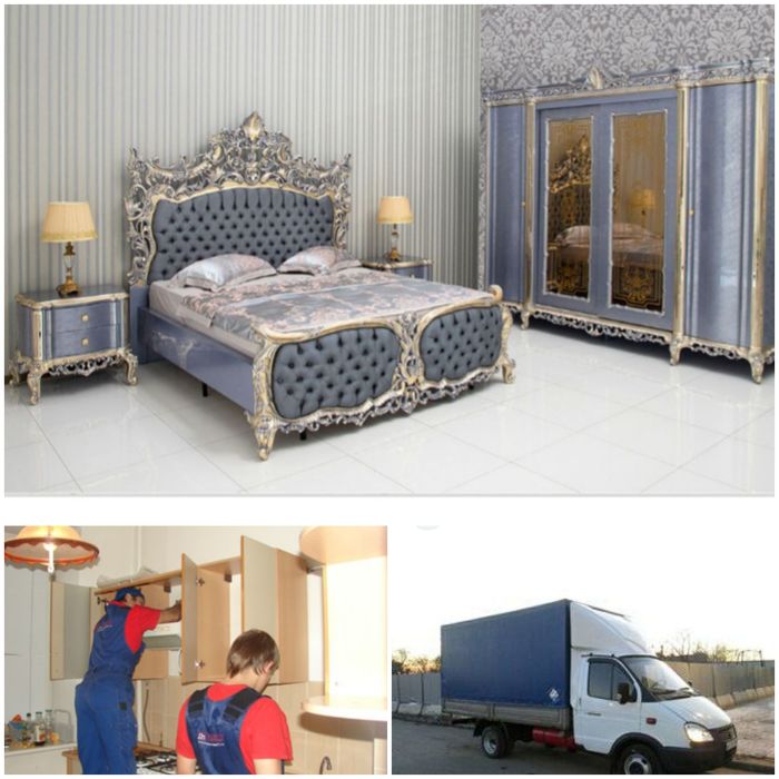 Разборка сборка мебели грузчики