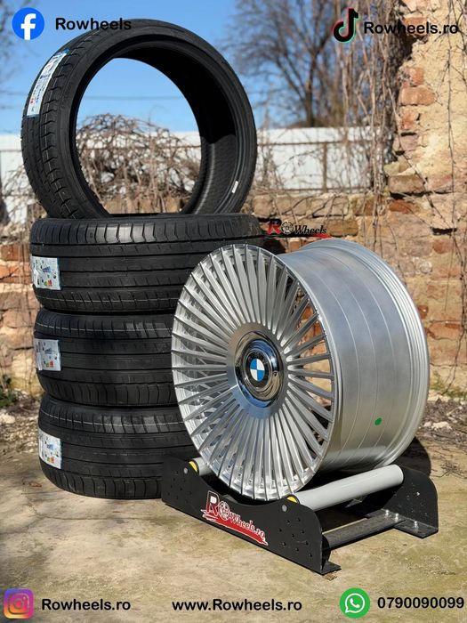 Jante Roti BMW 21 R21 5x112 BMW G60 G70 G30 G31 G11 G12 G05 G06 G04 X3 X4 X5 X6 X7 anvelope vara/iarna incluse in pret Roti BMW R21 G60 G70