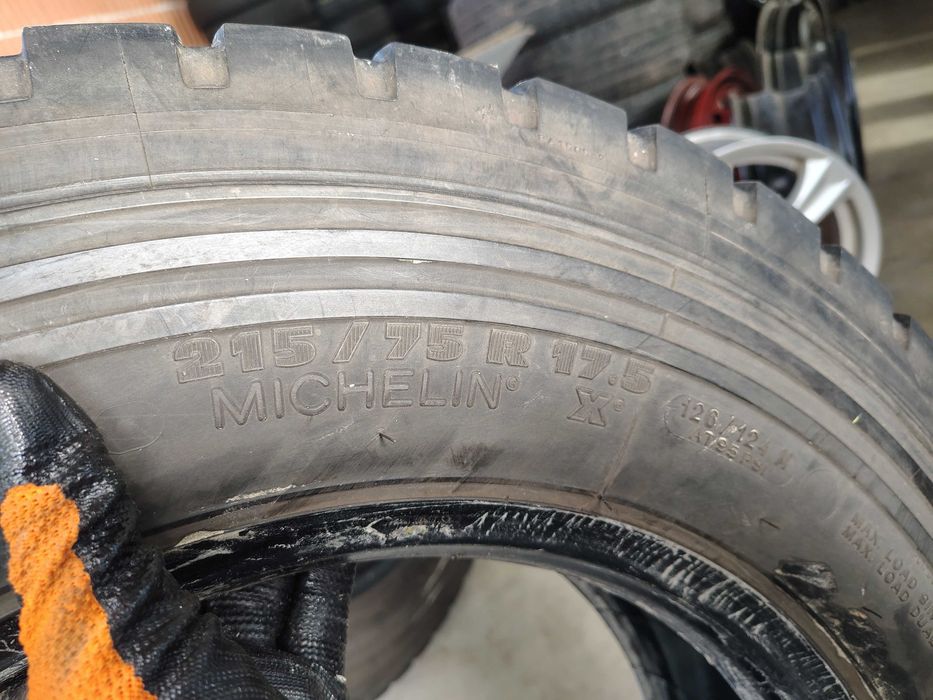 6бр.КАМИОНСКИ задна шарка MICHELIN 215 75 17,5 цена за брой