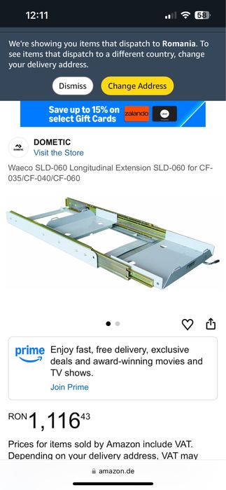 Slider raft glisant DOMETIC