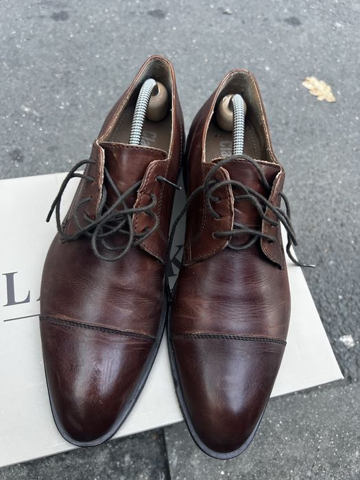 Pantofi barbati maro din piele