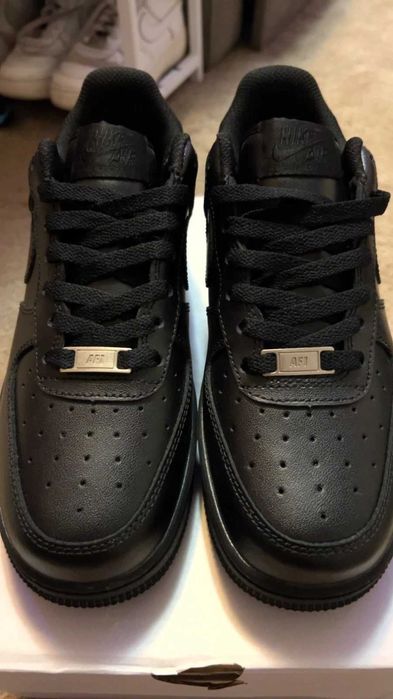 Nike Air Force 1 07' Triple Black (от/до 36-47 номер)