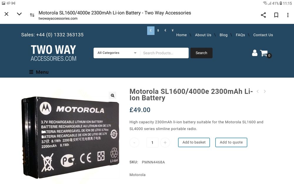 Motorola SL1600, SL2600 SL4000, EVX-S24