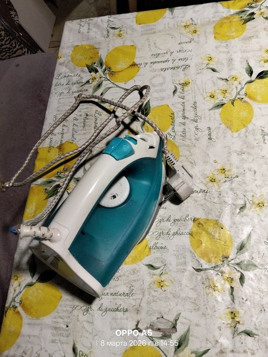 Утюг в рабочем состоянии