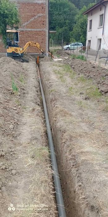 Септични ями,дренажи,изкопи с мини багер и самосвал