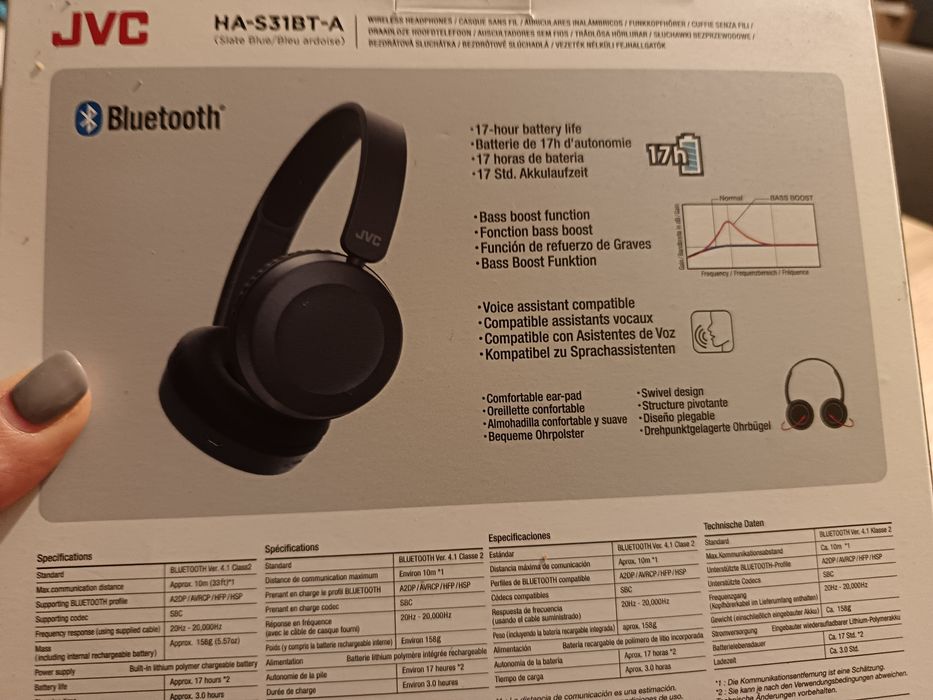 Безжични слушалки JVC