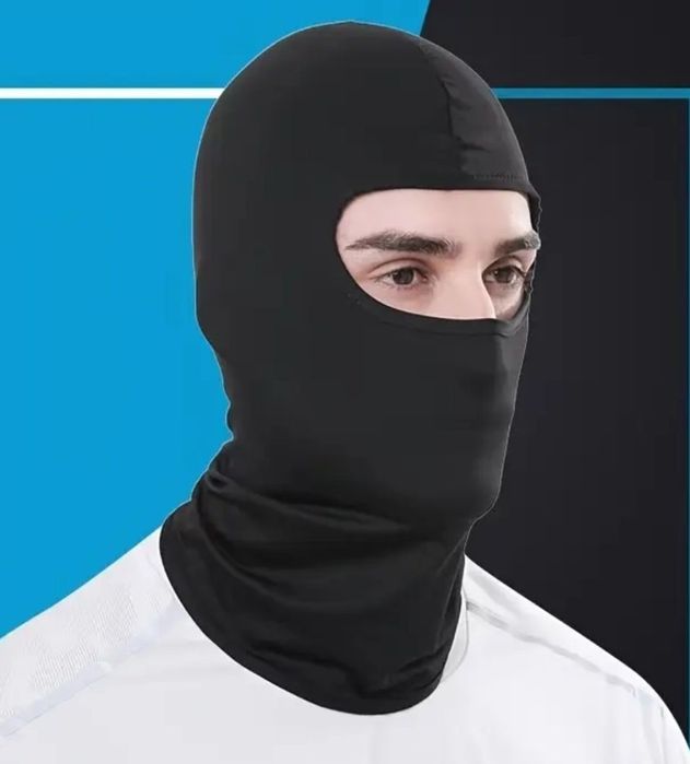 Cagulă Moto Scuter ATV Enduro , neagra mărime unica , unisex elastica ideala pentru casca moto