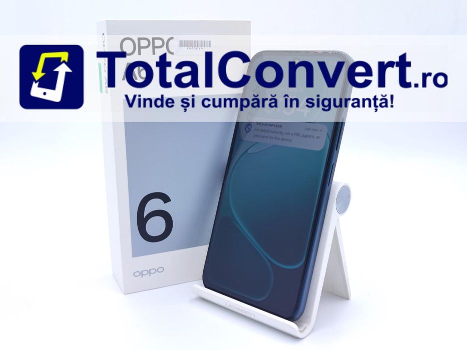 Oppo A6 (CPH2817) 256GB Sapphire Black 6GB, Garantie 24 luni | #D96518