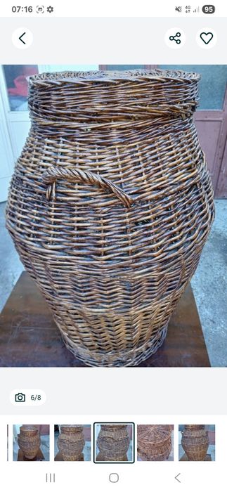 Cos din nuiele Vitange.