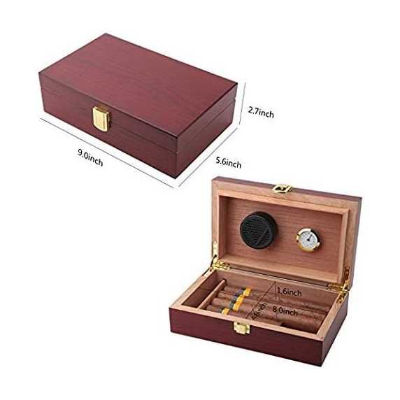 Кутия за пури хумидор кедрово дърво пура cohiba galiner цигари запалка